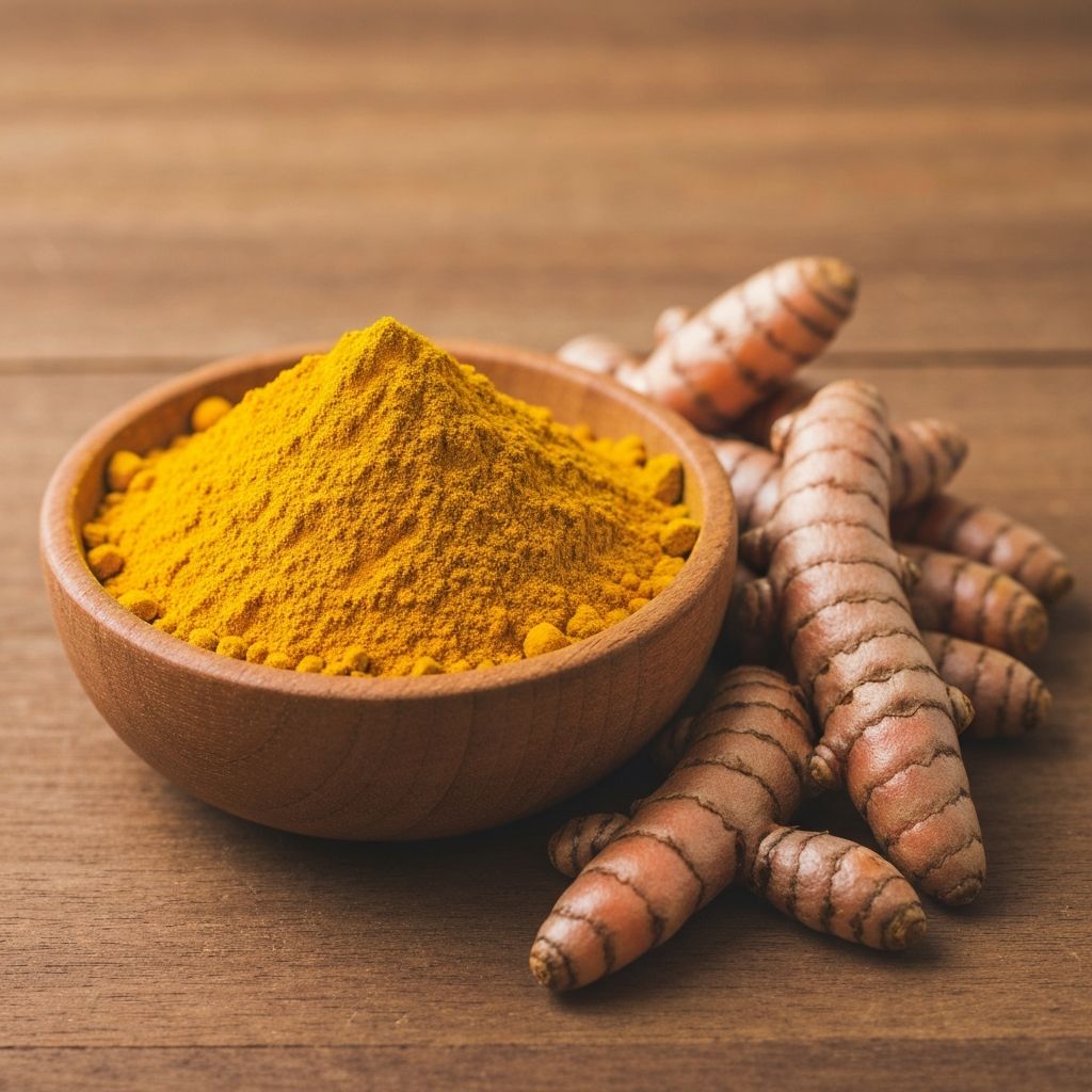 Curcuma longa turmeric rhizome powder